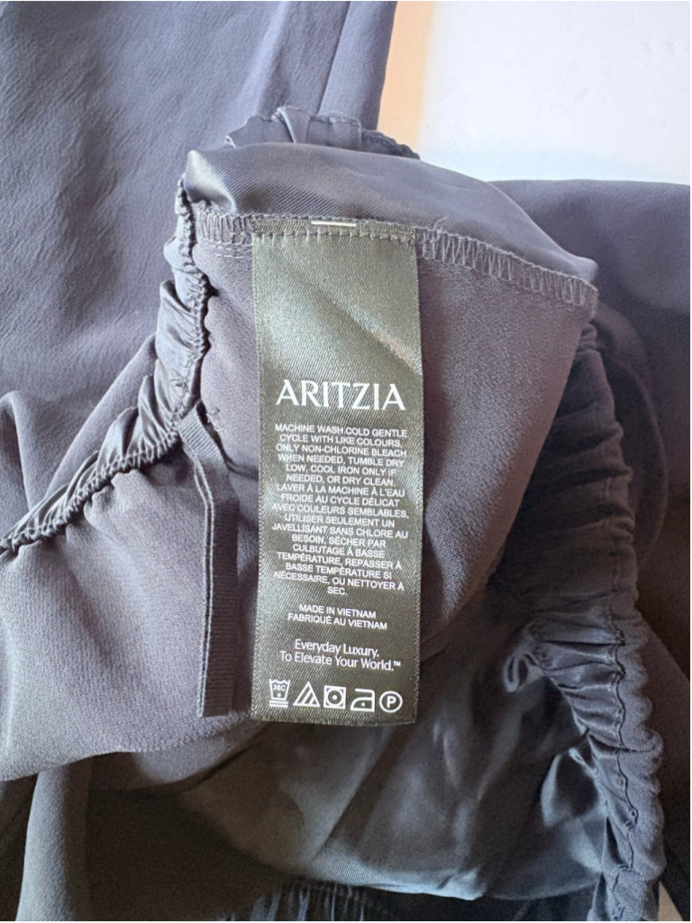 Aritzia Wilfred The Lodge Pant – Dark Night Navy – Women’s Medium – NEW - Picture 11 of 12